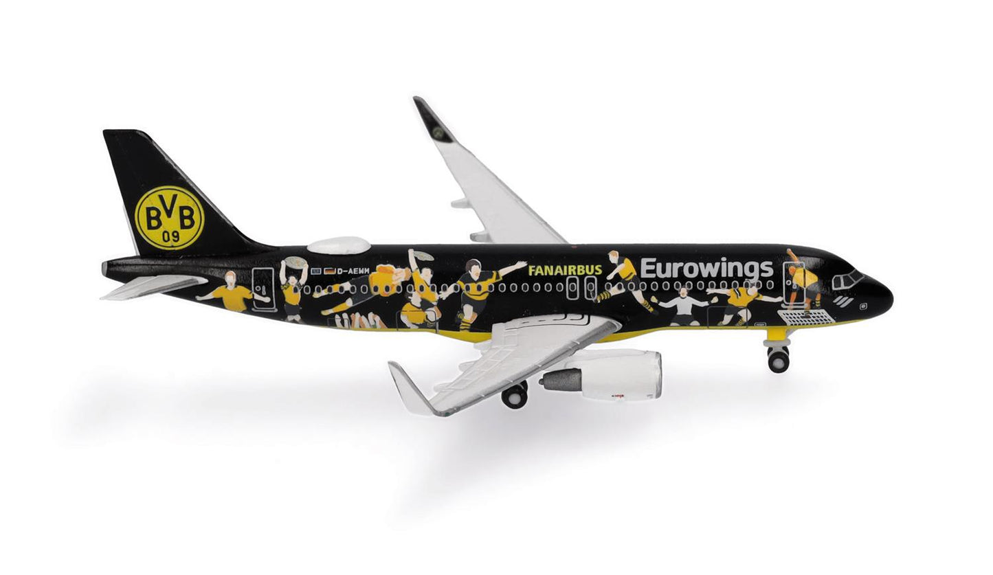 Herpa Airbus A320 Eurowings BVB Fanairbus D-AEWM (1:500) HA536981