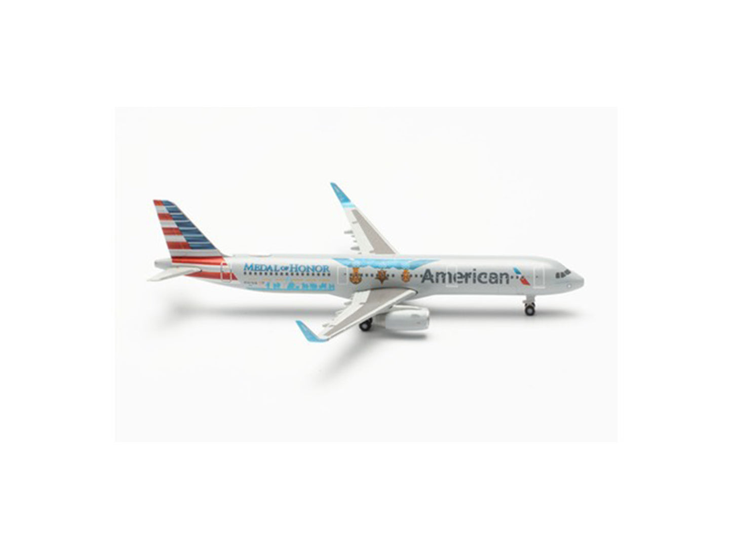 Herpa Airbus A321 American Airlines N167AN Flagship Valor1:500 HA537162