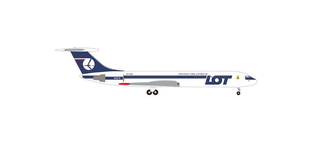 Herpa Ilyushin IL-62M LOT Polish Airlines SP-LBB (1:500) 1:500 HA537322
