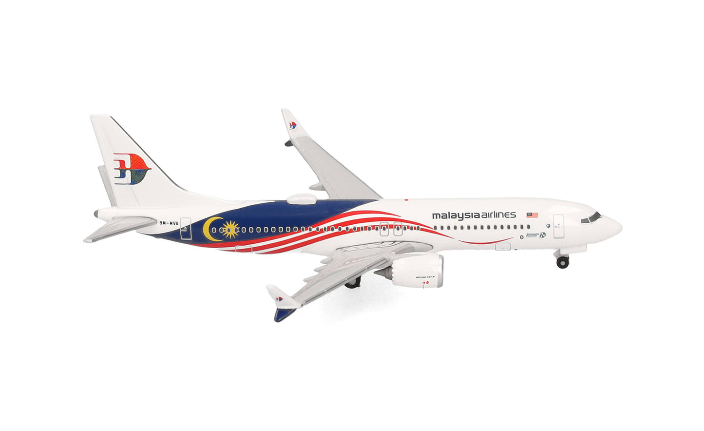 Herpa Boeing 737 Max 8 Malaysia Airlines 9M-MVA HA537780