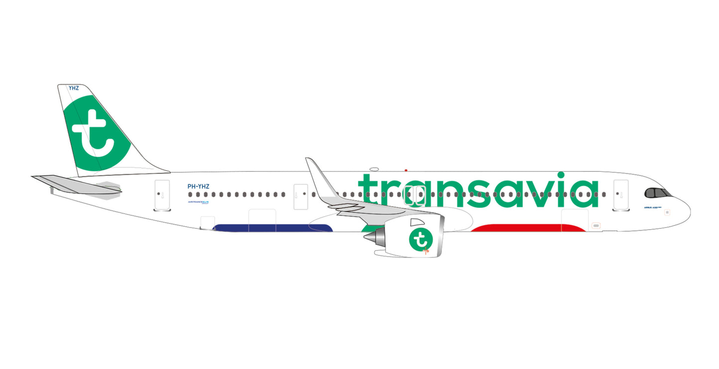 Herpa 537841 Airbus A321neo Transavia PH-YHZ (1:500) HO Gauge