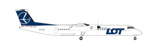 Herpa Bombardier Q400 LOT Polish Airlines SP-EQF (1:500) HA538077