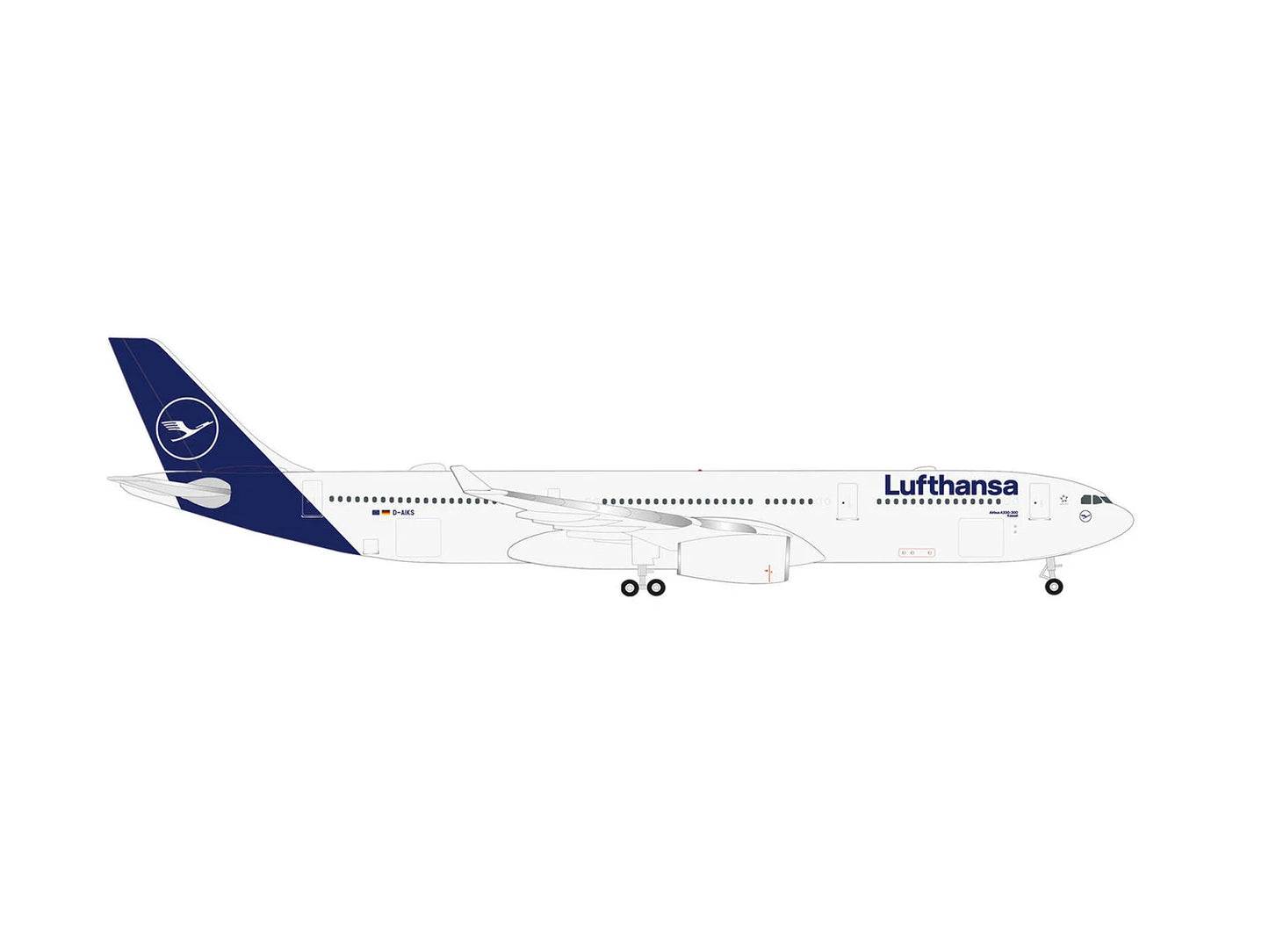 Herpa Airbus A330-300 Lufthansa D-AIKS Kassel HA538954 1:500