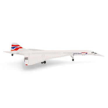 Herpa 539203 Concorde British Airways Union Flag Nose Down 1:500 Plane