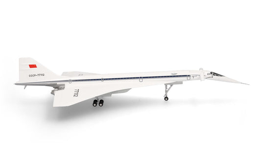 Herpa Tupolev TU-144D Sinsheim Museum CCCP-77112 (1:200) 1:200 HA556323-001