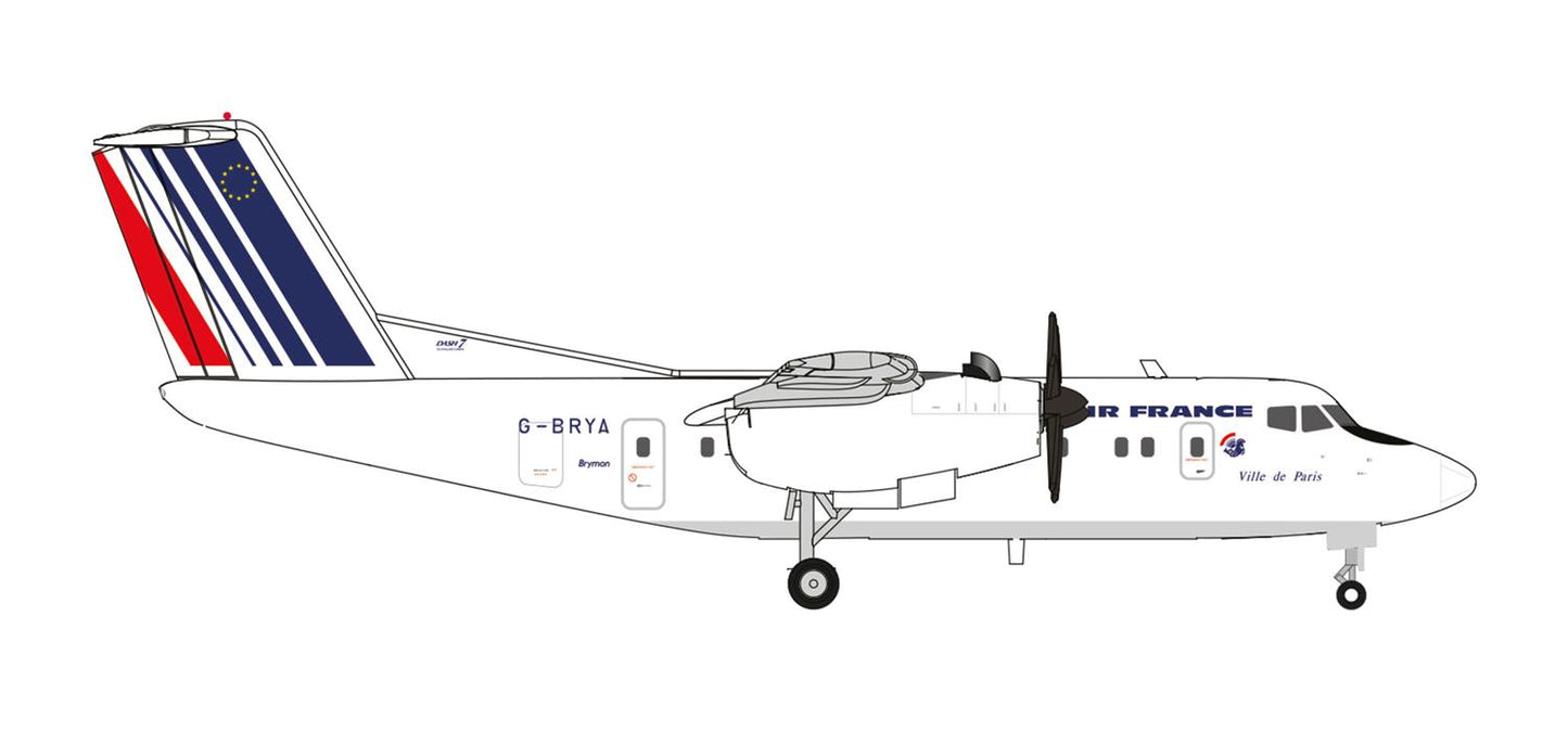 Herpa Wings De Havilland Canada DHC-7 Air France G-BRYA 1:200 HA572644
