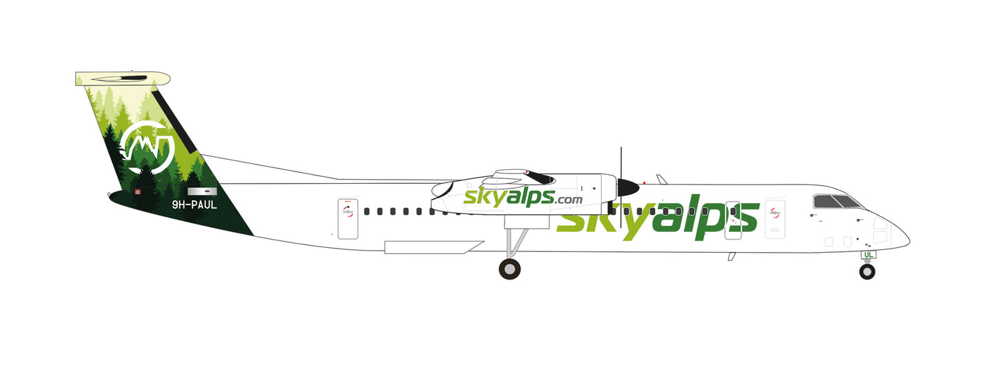 Herpa Bombardier Q400 Sky Alps 9H-PAUL (1:200) HA573115