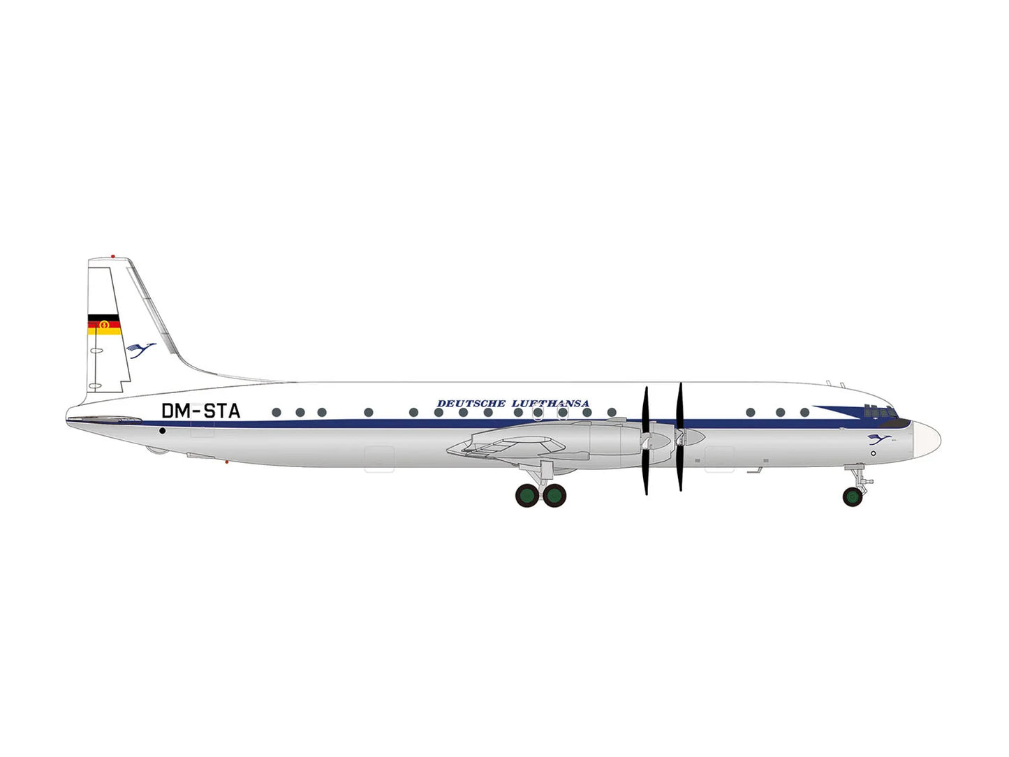 Herpa Wings Ilyushin IL-18 Deutsche Lufthansa DM-STA (1:200) HA573689 1:200