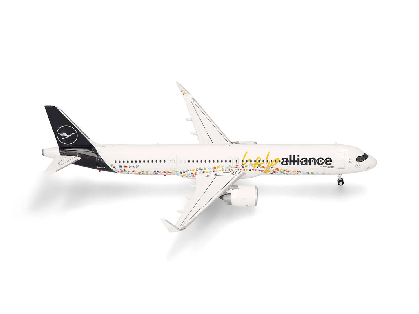 Herpa Airbus A321neo Lufthansa Help Alliance D-AIEP HA573900 1:200