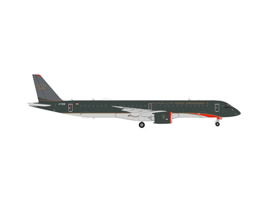 Herpa Embraer E195-E2 Royal Jordanian Airlines JY-REB HA573948 1:200