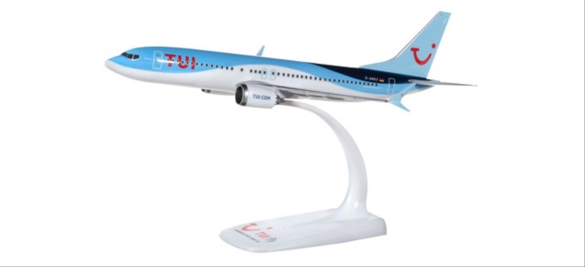 Herpa Wings Snapfit Kit Boeing 737 Max 8 TUIfly D-AMAX 1:200 Model 612760