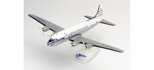 Herpa Wings Snapfit Douglas DC-4 Pan American World Airlines 1:125 Diecast Model