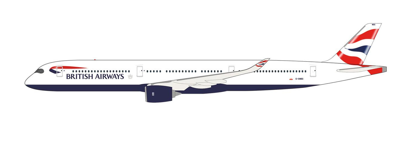 Herpa Wings Snapfit Airbus A350-1000 British Airways G-XWBG 1:200 HA613859