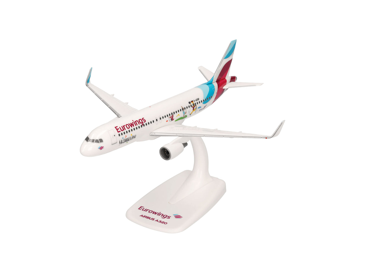 Herpa Snapfit Airbus A320 Eurowings D-AEWP Salzburger (1:200) 1:200 HA614122