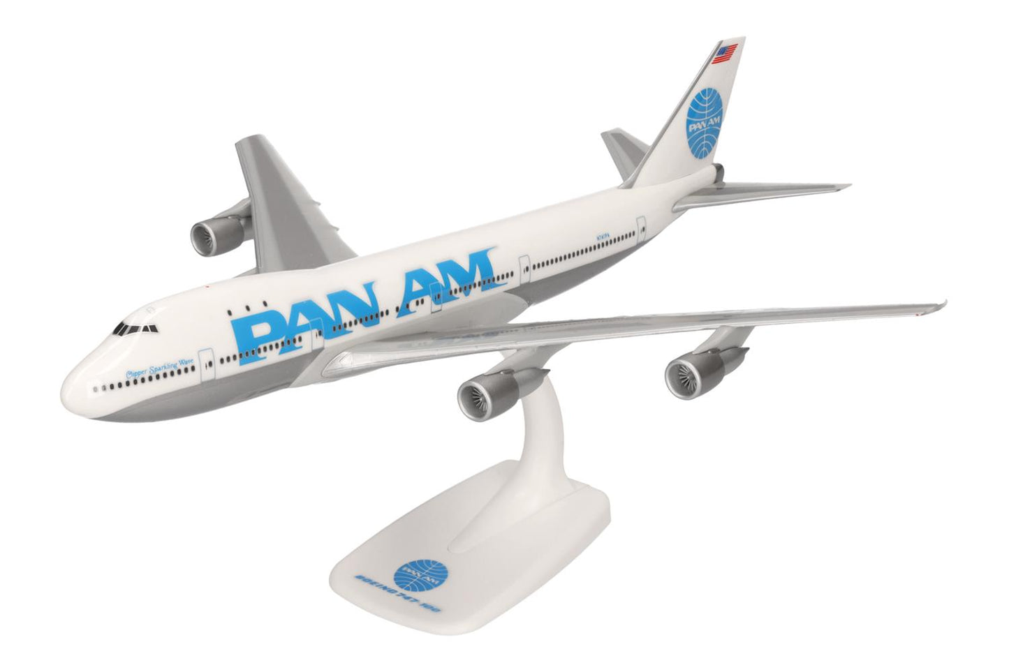 Herpa Snapfit Boeing 747-100 Pan Am (1:250) 1:250 614153