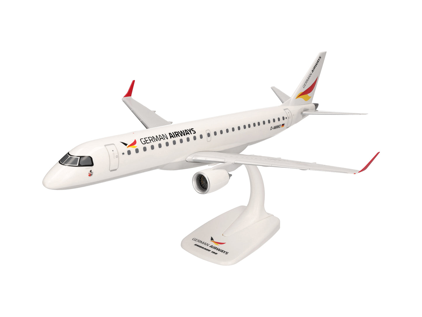 Herpa Snapfit Embraer E190 German Airways D-AMWO (1:100) HA614214