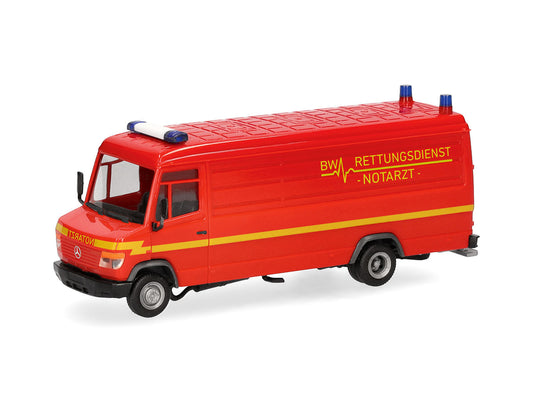 Herpa Military MB Vario Van Bundeswehr Rettungdienst Notzart HA700894 HO Gauge