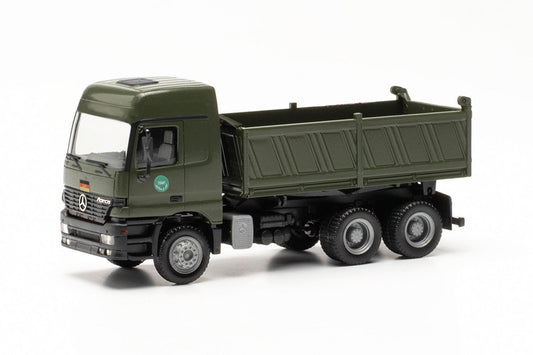 Herpa Military MB Actros L MP1 Dump Truck Bundeswehr HA747004