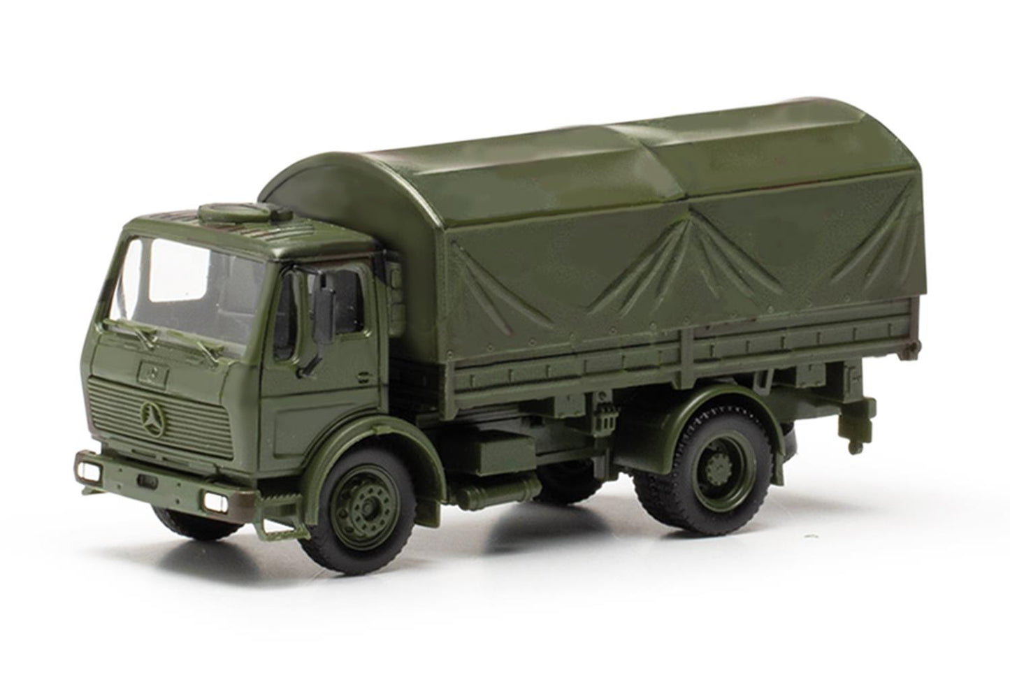 Herpa Military MB 5t Truck w/Round Tarpaulin Bundeswehr HO Gauge 747073