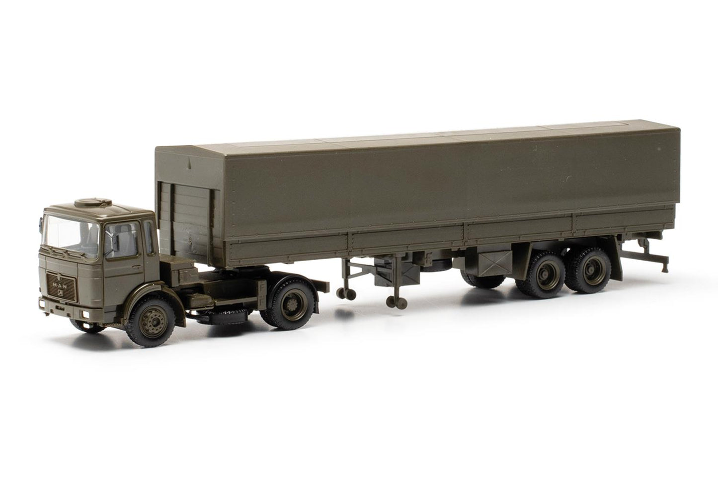 Herpa Military MAN F8 Canvas Semitrailer Bundeswehr HO Gauge 747080