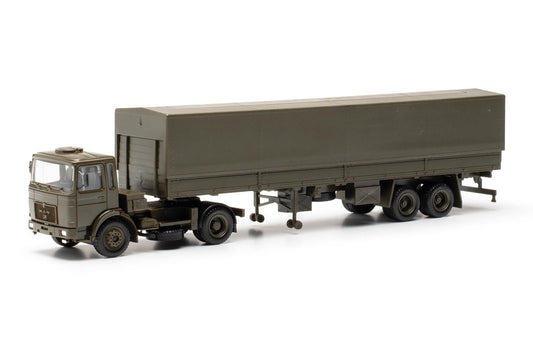 Herpa Military MAN F8 Canvas Semitrailer Bundeswehr HO Gauge 747080
