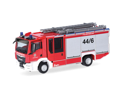 Herpa Military MAN TGM Z-Cab Bundeswehr Feuerwehr HA747158 HO Gauge