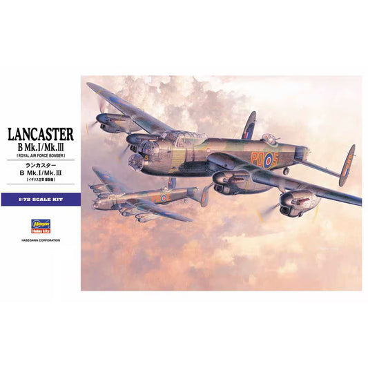 Hasegawa E23 Lancaster B Mk.I/Mk.III 1:72 Model Kit