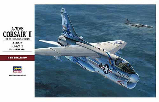 Hasegawa PT047 Vought A-7D or A-7E Corsair II (makes one kits) 1:48 Aircraft Kit