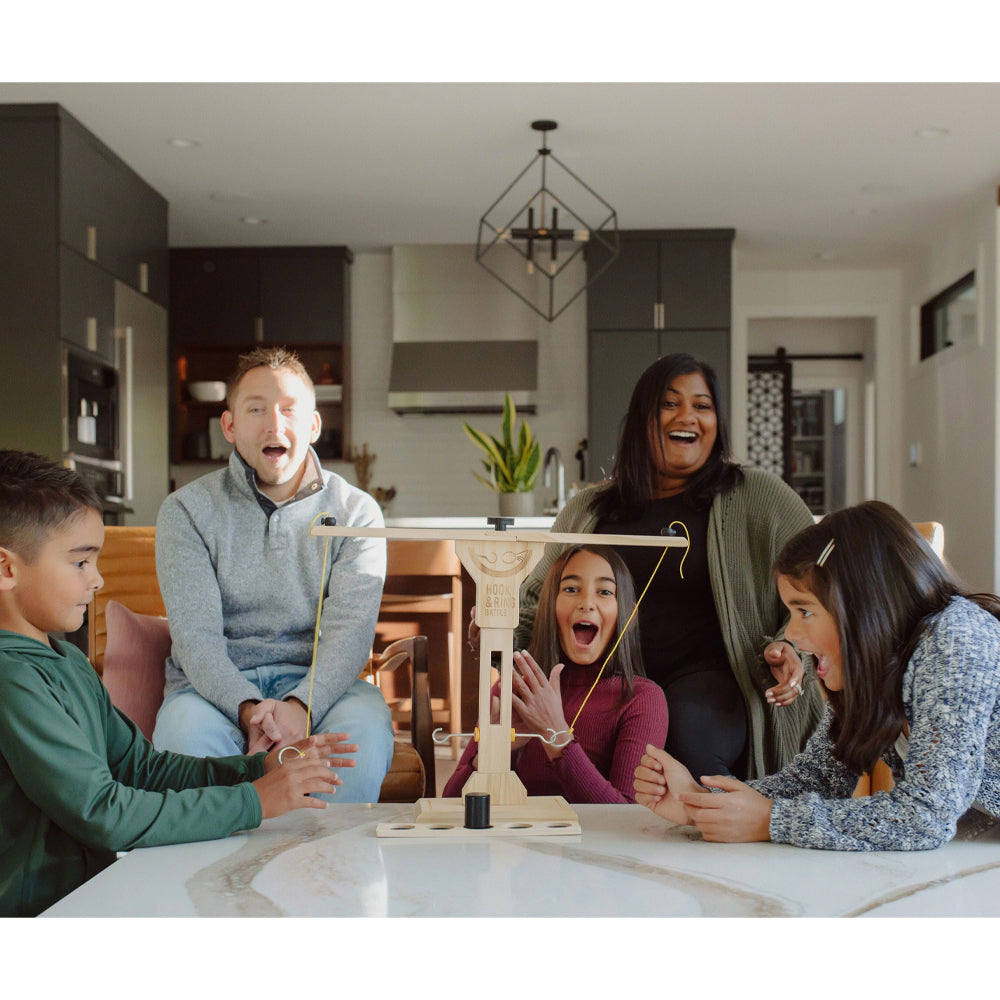 Hook and Ring Battle - Head-to-Head Party Game - 2 Players Age 8+ Buffalo