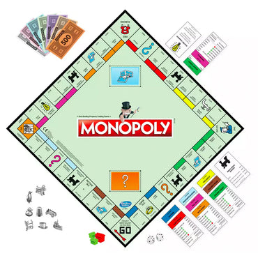 Monopoly - Classic Family Board Game, Age 8+ 2-6 Players Hasbro