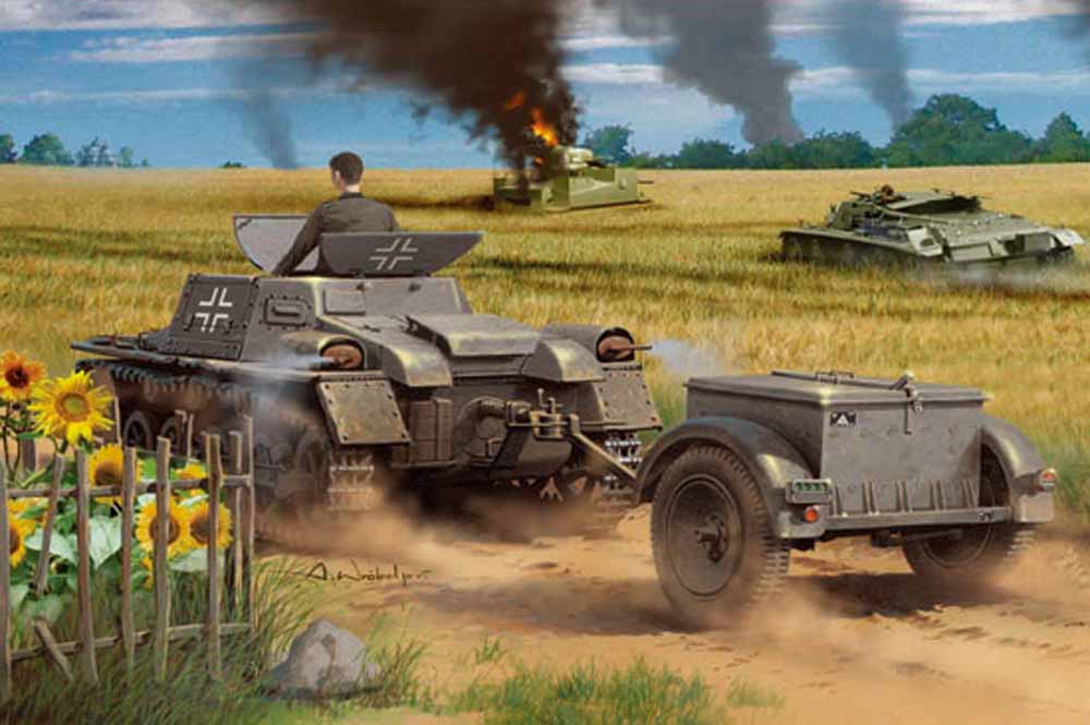 Hobby Boss 80146 Munitionsschlepper auf Pz.Pkfw.I Ausf.A 1:35 Military Vehicle Kit