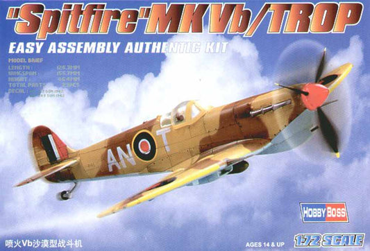 Hobby Boss 80213 Supermarine Spitfire Mk.Vb Tropical version 1:72 Aircraft Model Kit