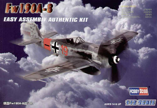 Hobby Boss 80244 Focke-Wulf Fw-190A-8 1:72 Aircraft Model Kit