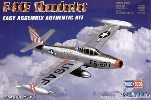 Hobby Boss 80246 Republic F-84E Thunderjet 1:72 Aircraft Model Kit