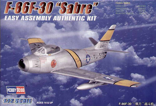 Hobby Boss 80258 North-American F-86F-30 Sabre 1:72 Aircraft Model Kit