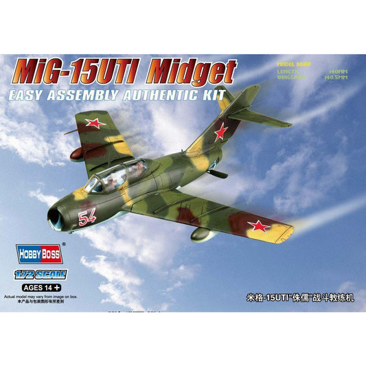 Hobby Boss 80262 Mikoyan MiG-15UTI 1:72 Aircraft Model Kit