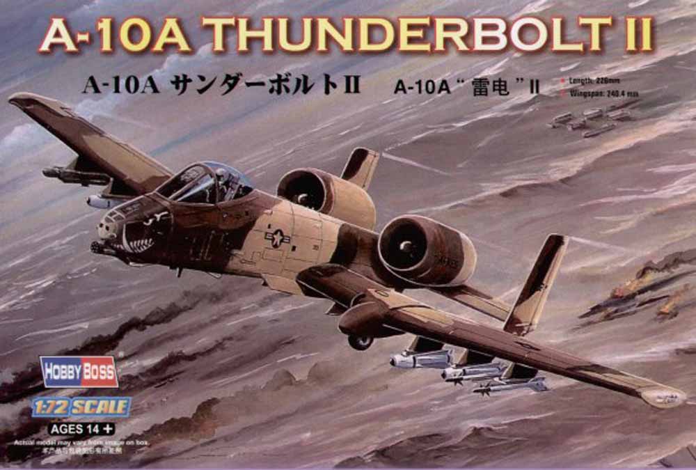 Hobby Boss 80266 Fairchild A-10A Thunderbolt II 1:72 Aircraft Model Kit