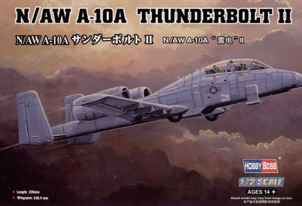 Hobby Boss 80267 Fairchild A-10B Thunderbolt II twin seat 1:72 Aircraft Model Kit