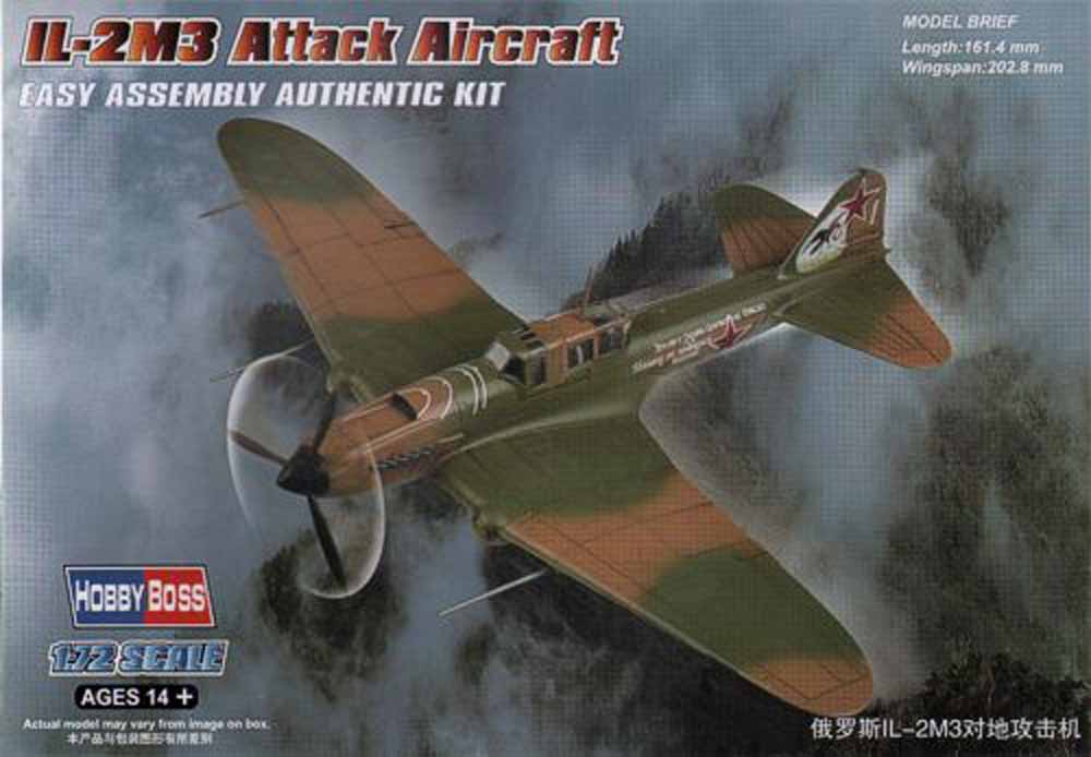 Hobby Boss 80285 Ilyushin IL-2M3 1:72 Aircraft Model Kit