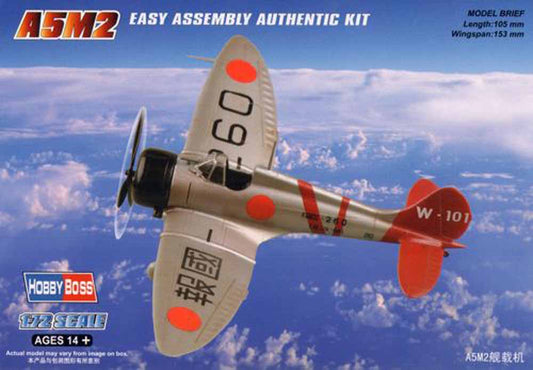 Hobby Boss 80288 Mitsubishi A5M2 Claude 1:72 Aircraft Model Kit