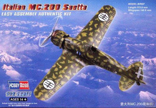 Hobby Boss 80291 Macchi C.200 Saetta 1:72 Aircraft Model Kit