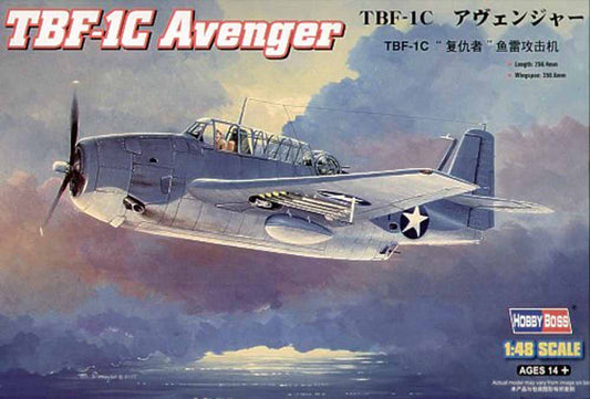 Hobby Boss 80314 Grumman TBF-1C Avenger 1:48 Aircraft Model Kit