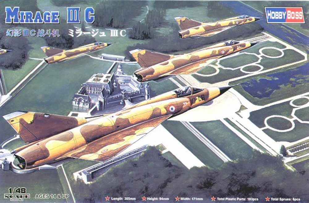 Hobby Boss 80315 Dassault Mirage IIIC 1:48 Aircraft Model Kit