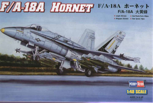Hobby Boss 80320 McDonnell-Douglas F/A-18A Hornet 1:48 Aircraft Model Kit