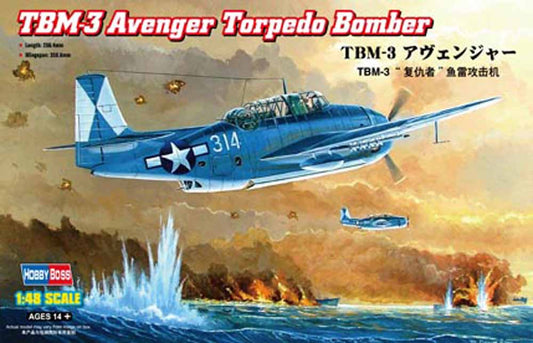 Hobby Boss 80325 Grumman TBM-3 Avenger Torpedo Bomber 1:48 Aircraft Model Kit
