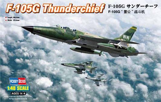 Hobby Boss 80333 Republic F-105G Thunderchief 1:48 Aircraft Model Kit