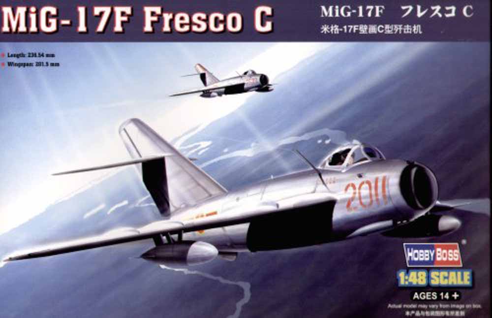 Hobby Boss 80334 Mikoyan MiG-17 Fresco C 1:48 Aircraft Model Kit