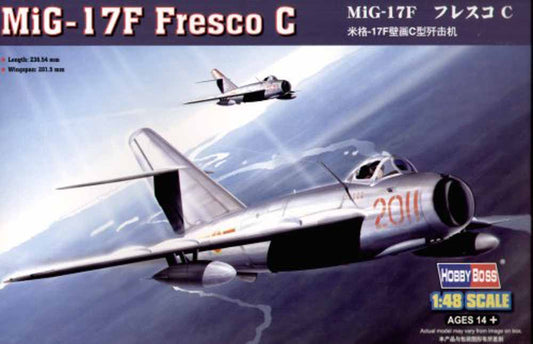 Hobby Boss 80334 Mikoyan MiG-17 Fresco C 1:48 Aircraft Model Kit