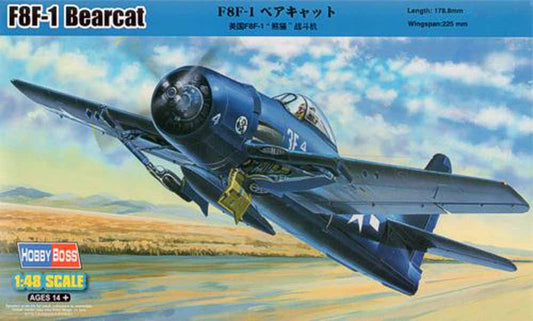 Hobby Boss 80356 Grumman F8F-1 Bearcat 1:48 Aircraft Model Kit