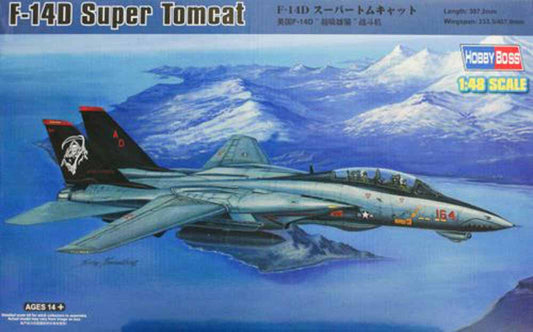 Hobby Boss 80368 Grumman F-14D Tomcat 1:48 Aircraft Model Kit